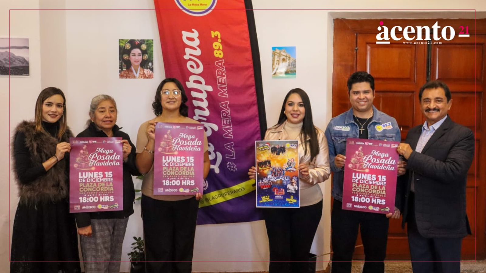 Tonantzin Fernández presentó la Mega Posada Navideña de San Pedro Cholula
