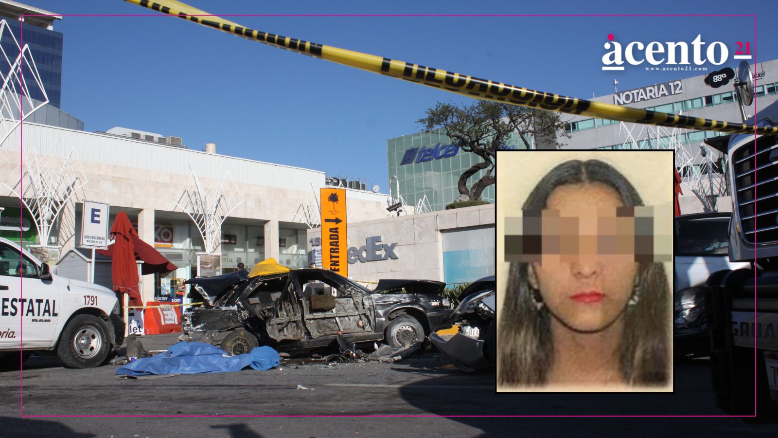 Luz María N, la estudiante del IEU que provocó el accidente mortal de Vía San Ángel y huyó