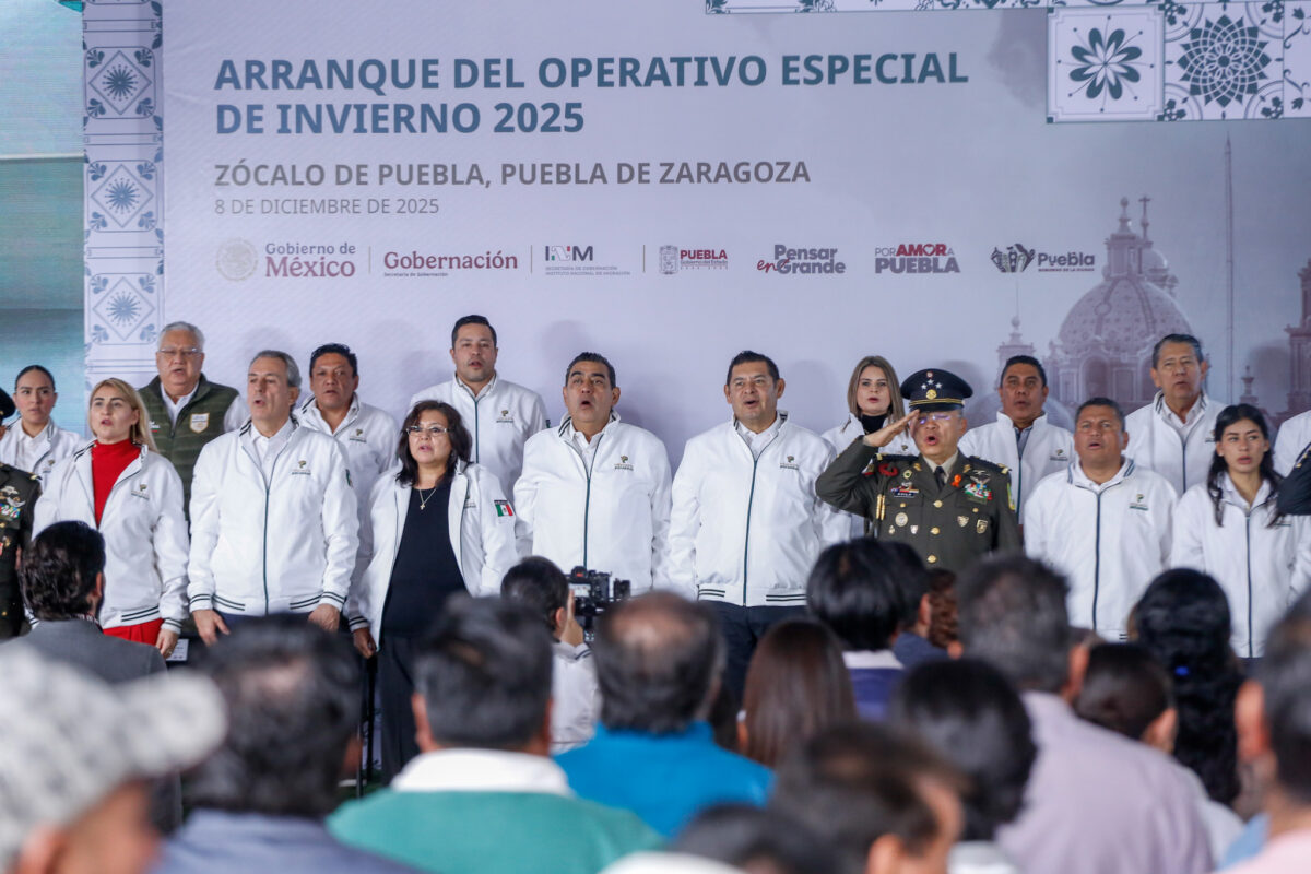 El Instituto Nacional de Migración (INAMI) y el gobierno del estado dieron inicio al Operativo Especial Invierno 2025 Héroes Paisanos.