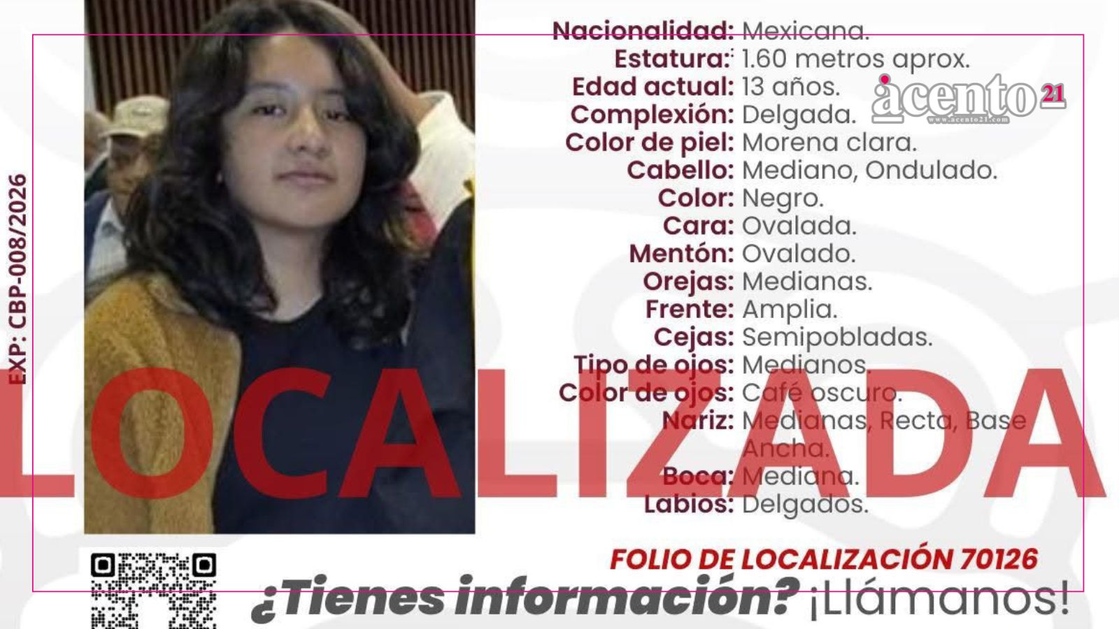 Regresa a casa la menor desaparecida por la que fue bloqueada la autopista México-Puebla