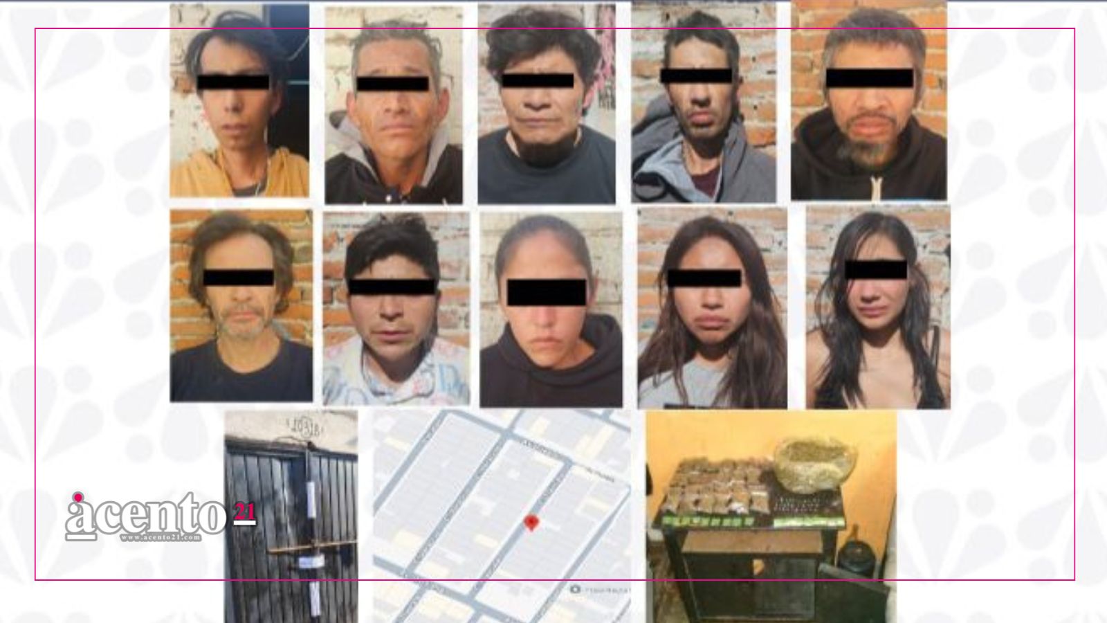 En la Popular Castillotla detienen a banda dedicada al narcomenudeo y robo, ahí tenían su casa de seguridad