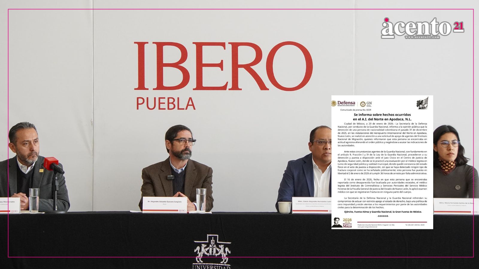 La GN negó fracturas en las costillas en cuerpo del académico desaparecido de la IBERO Puebla