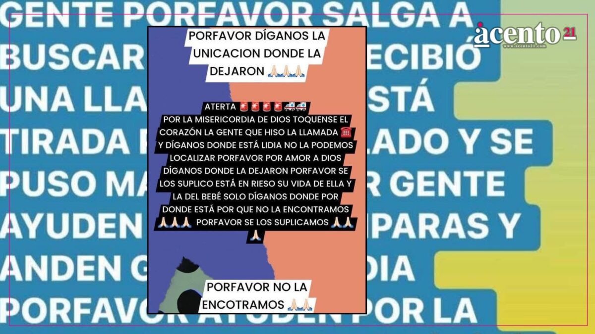 Pobladores de Acajete intensifican búsqueda de Lidya Valdivia; lleva más de 24 horas desaparecida y está a punto de dar a luz