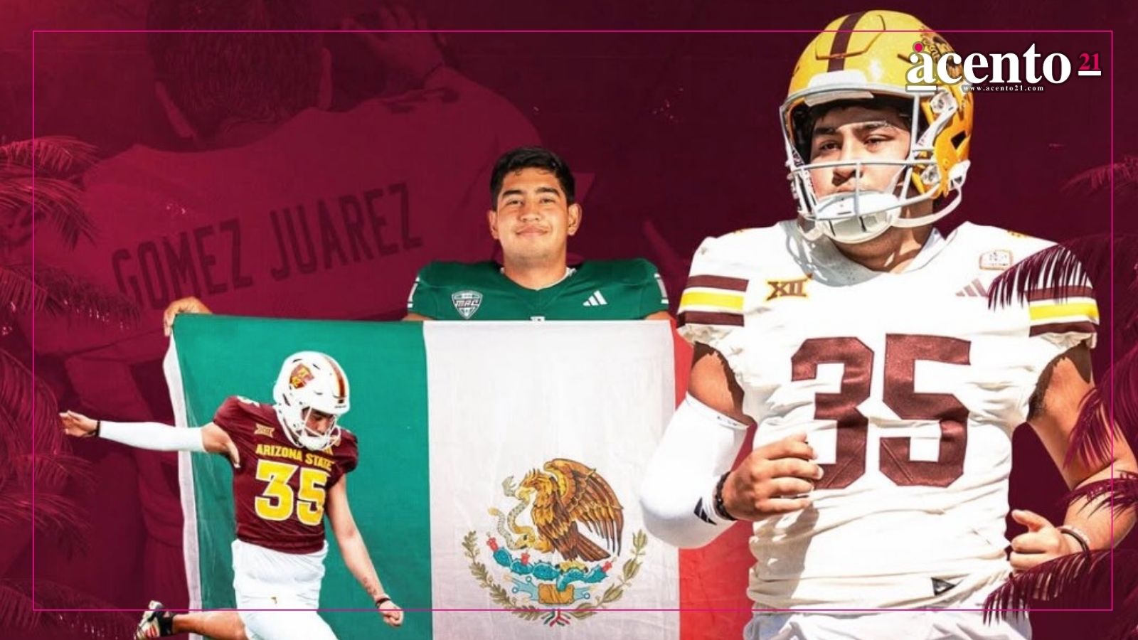 Jesús Gómez: el poblano que promete llegar a la NFL