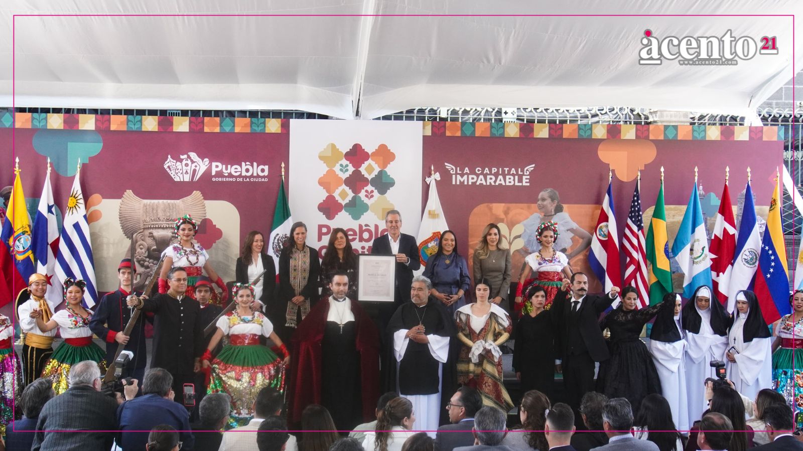 Puebla recibe nombramiento de Capital Americana de la Cultura 2026