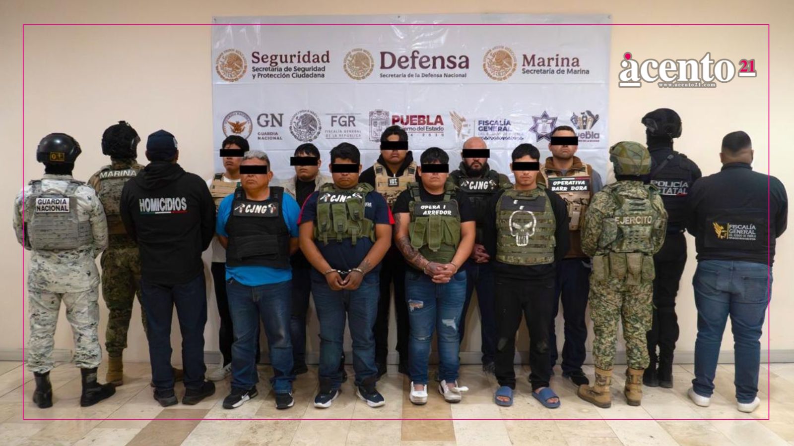 Coordinación interinstitucional permite detención de grupo delictivo en Tecamachalco