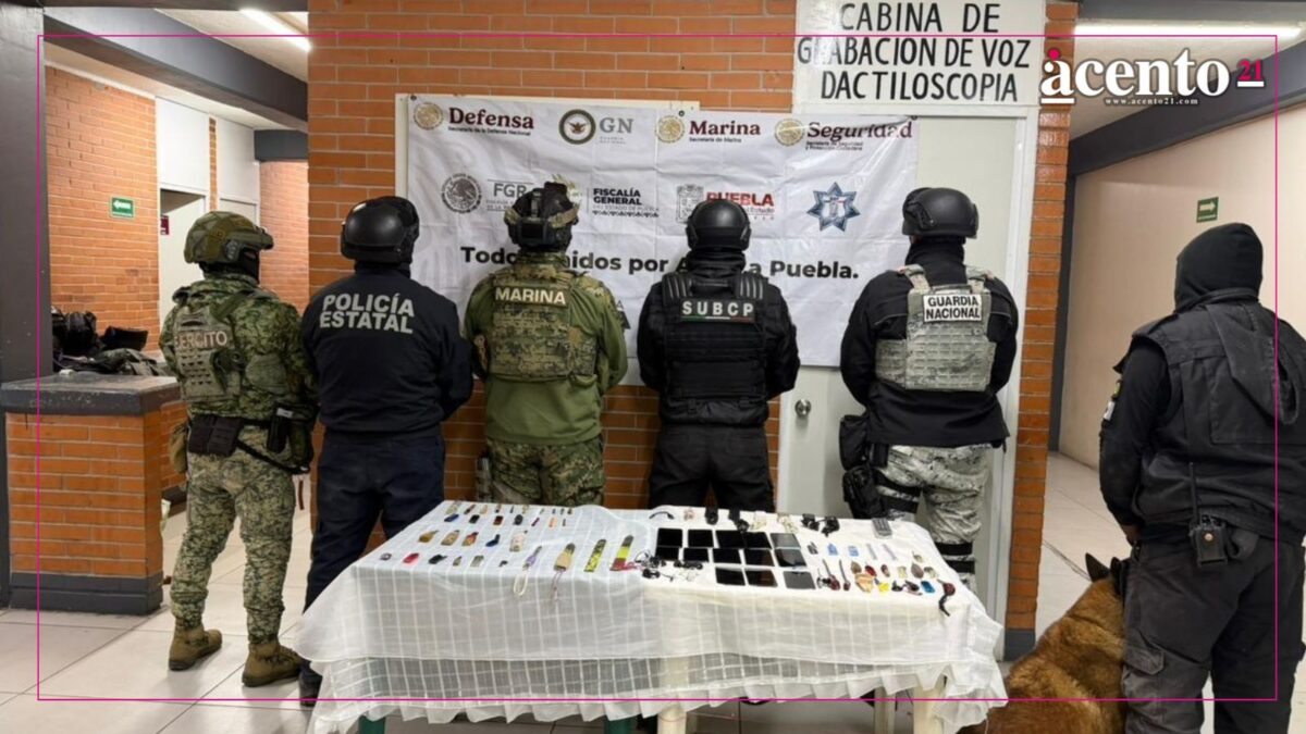 Guardia Nacional y Ejército Mexicano detienen a 56 personas y aseguran droga en puebla, como parte de la operación “escudo invernal”