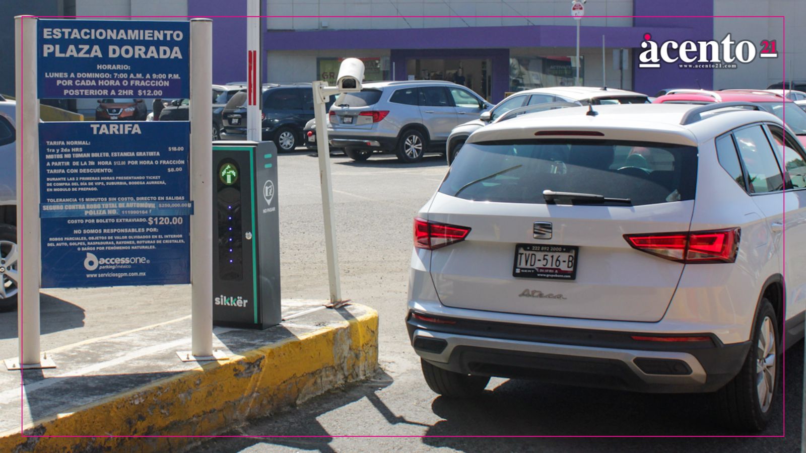 Proponen 2 horas gratis de estacionamiento en centros comerciales de Puebla