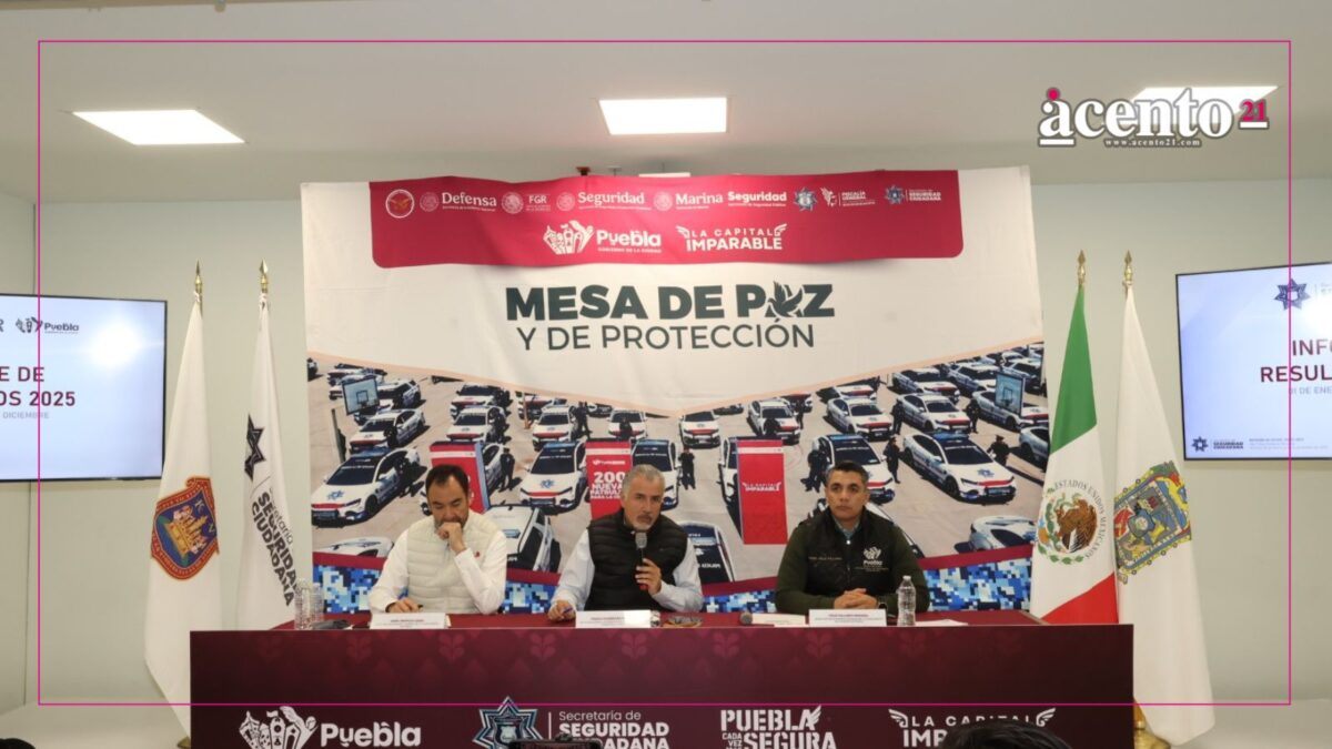 Baja incidencia delictiva en Puebla capital ante implementación de estrategias de seguridad: SSC