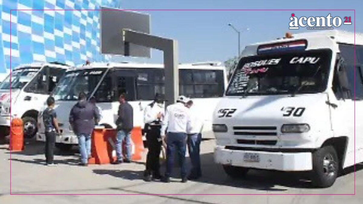 Más del 55% de las unidades de transporte público en Puebla no cumplieron con la revista vehicular
