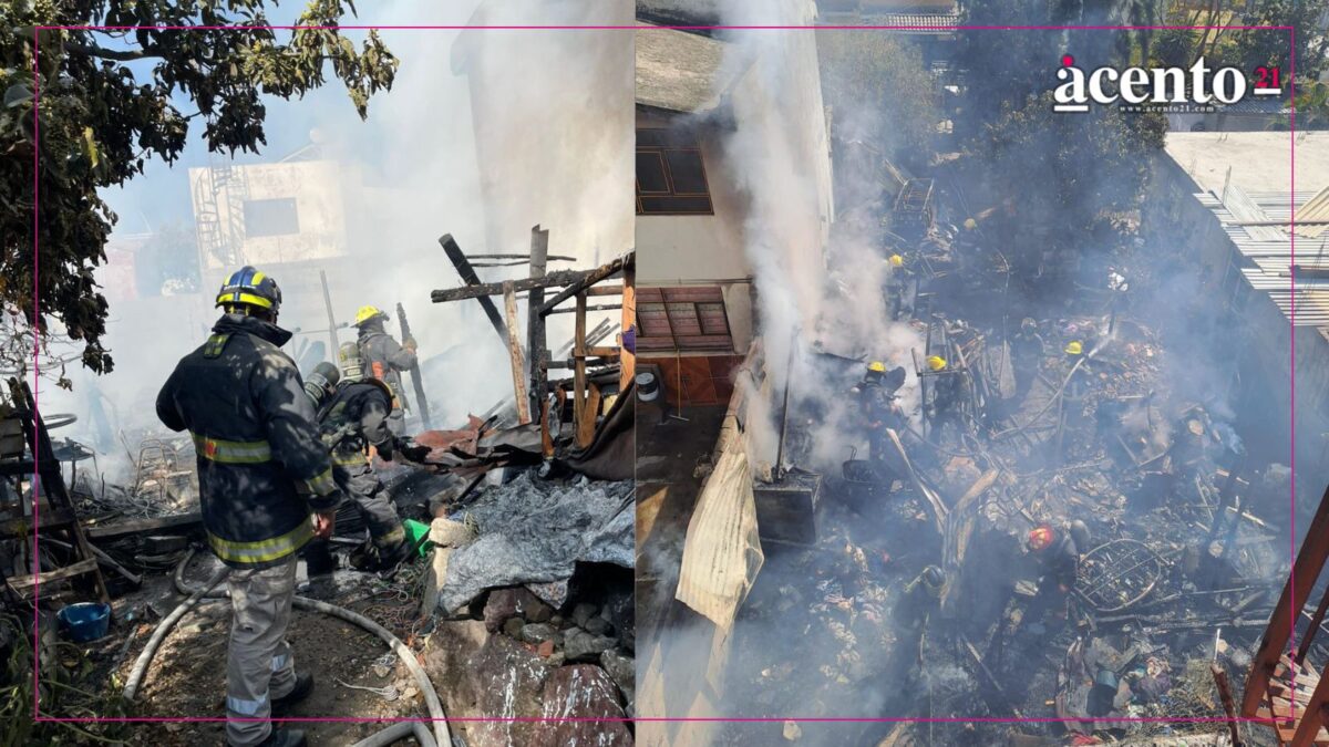 Terrible, en la colonia Guadalupe Hidalgo muere un abuelito tras el incendio de su casa
