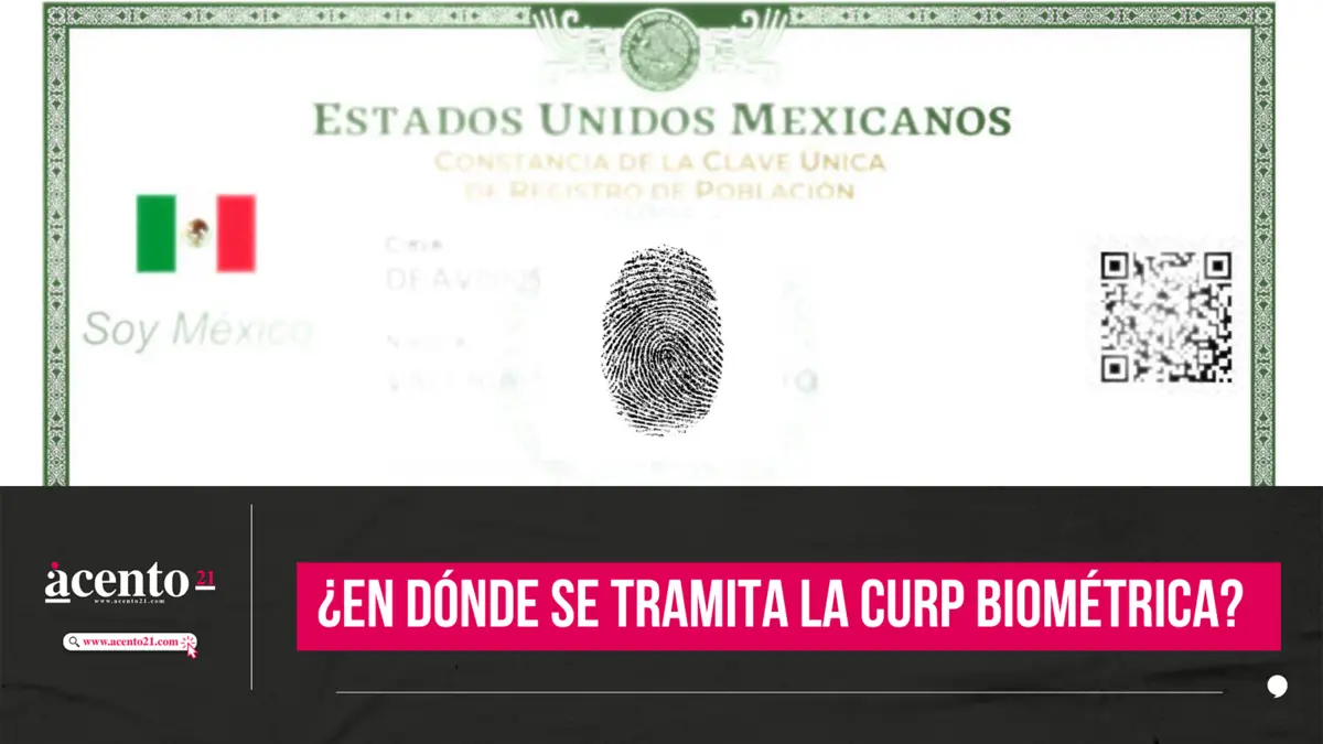 ¿En dónde se tramita la CURP Biométrica?