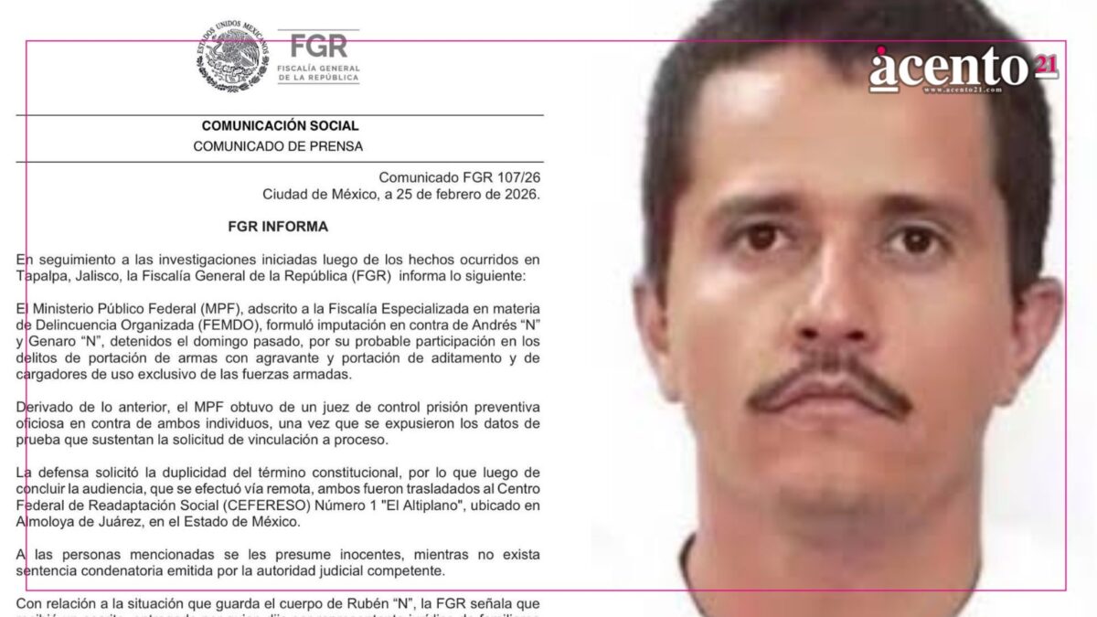 Familia de “El Mencho” ya reclamó su cuerpo por su representante jurídico
