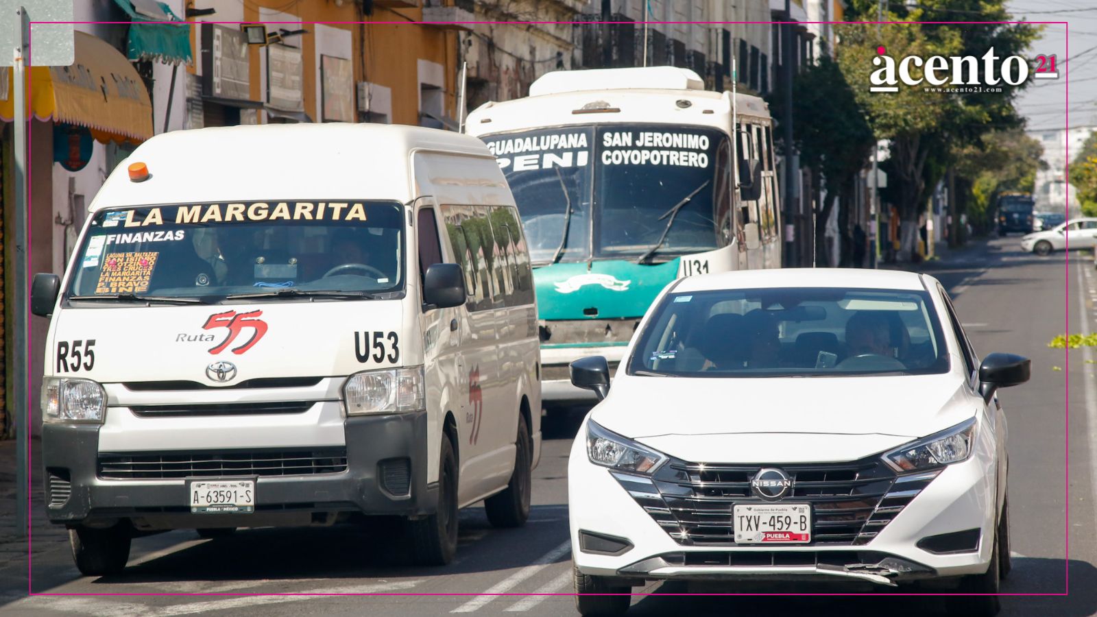 Fracasa paro de transportistas en Puebla; los que no tenían placas actualizadas no circularon