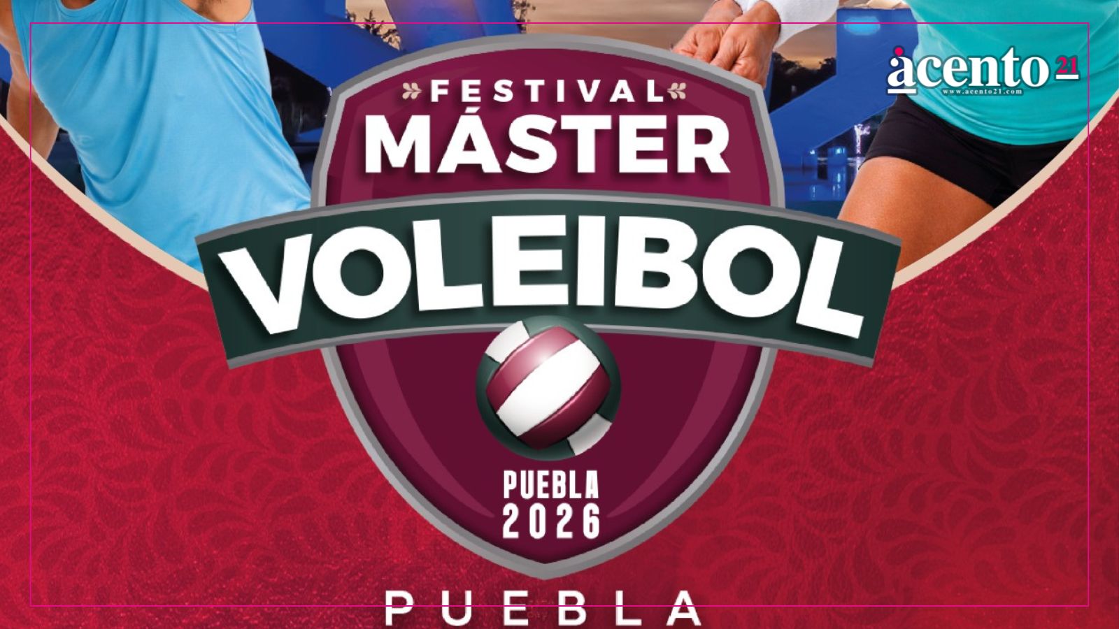 Puebla será sede del Festival Máster de Voleibol 2026