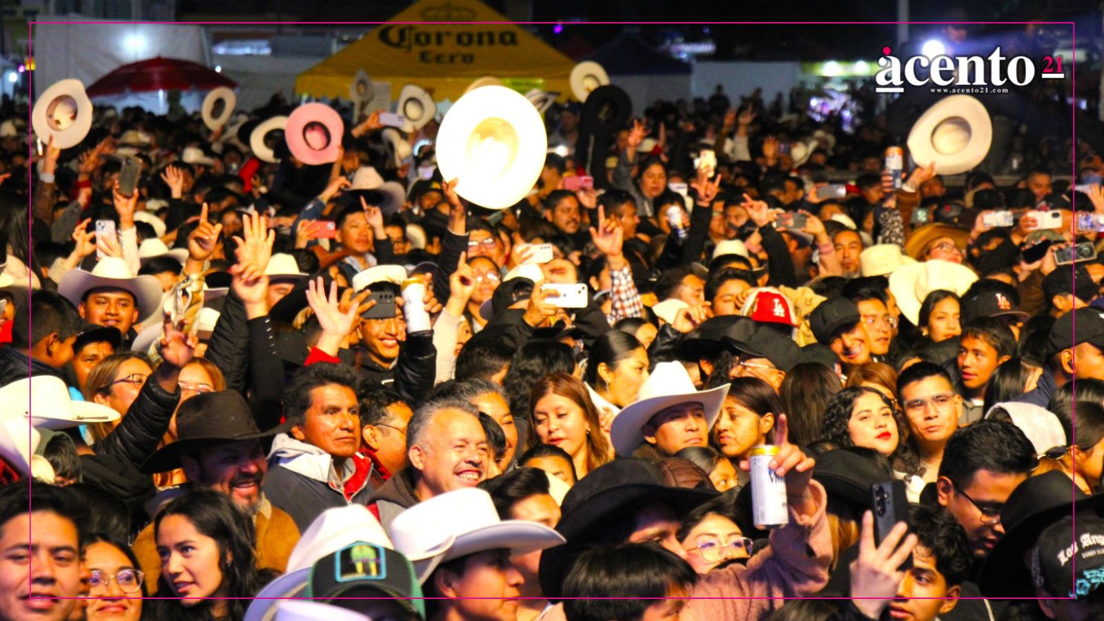 Éxito total el cierre de conciertos de “Mascaritas 2026” en Huejotzingo; miles corean canciones de Los Alameños 