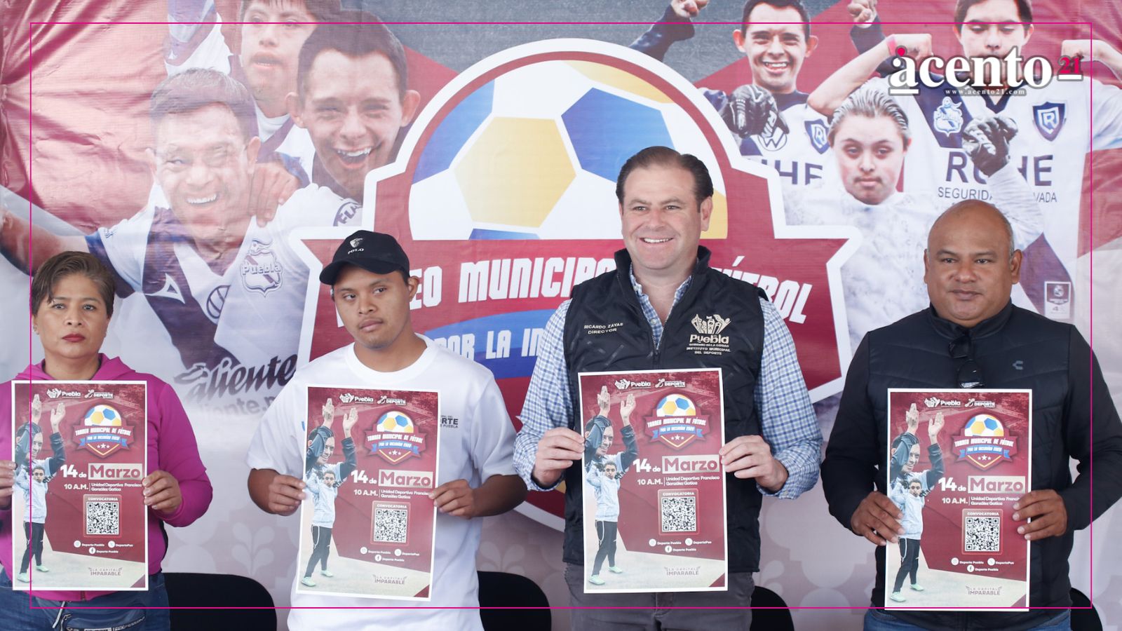 Presentan segundo Torneo Municipal de Futbol Por la Inclusión