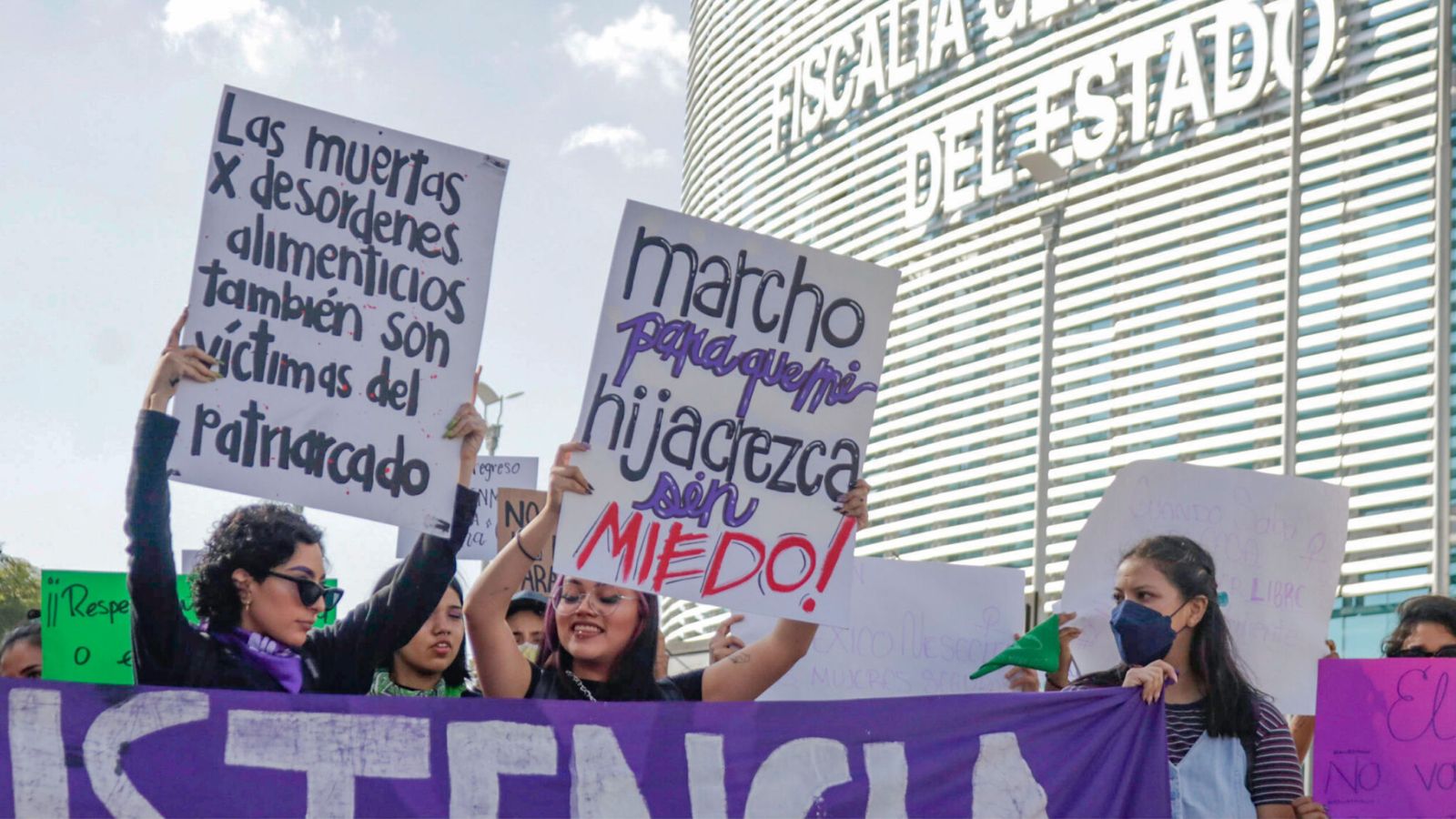 Marcha del 8M en Puebla