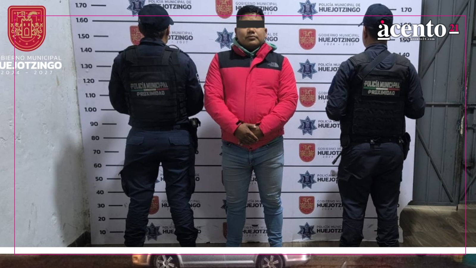 SSC de Huejotzingo sin tregua con la delincuencia: aseguran a dos masculinos y recuperan motocicletas