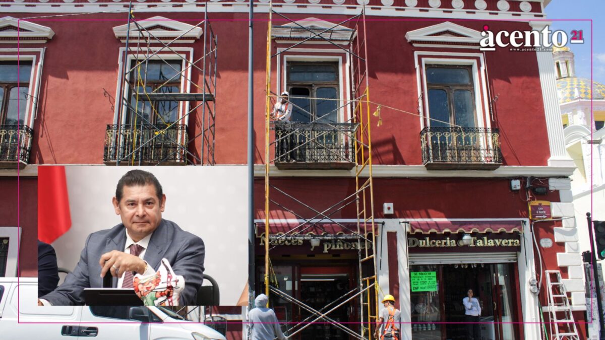Armenta supervisa obras de rehabilitación de casonas del Centro Histórico