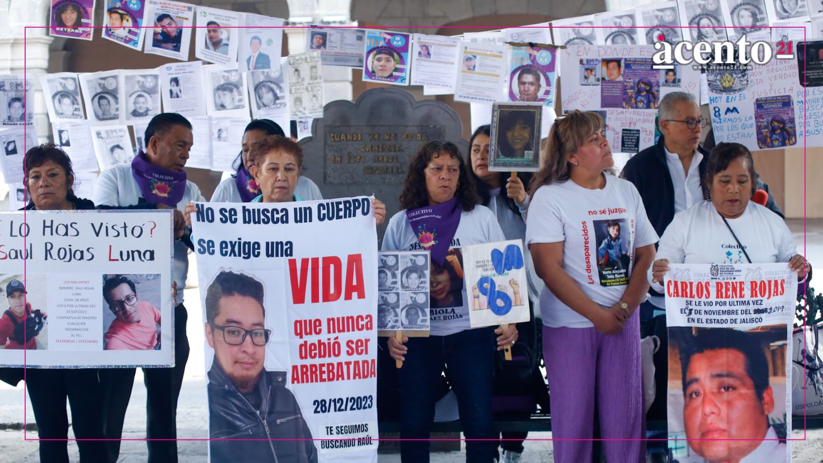 Madres buscadoras de Puebla exigen justicia el 10 de Mayo por familiares desaparecidos
