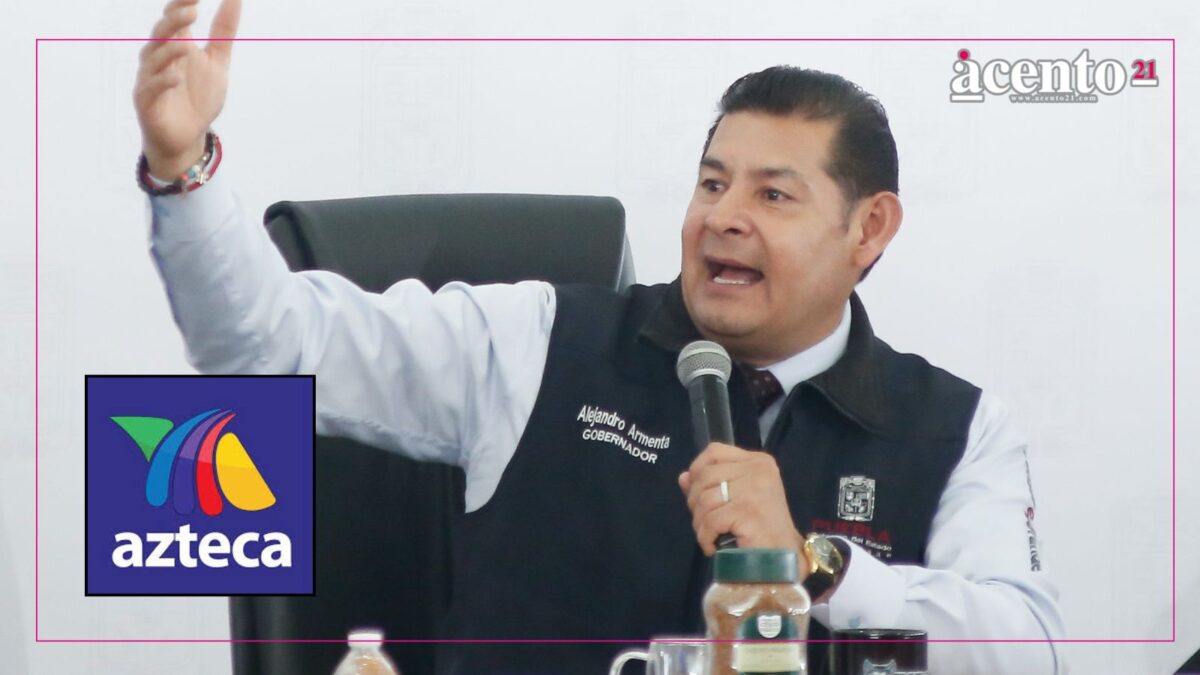 No cederé ante chantajes: Armenta sobre caso TV Azteca