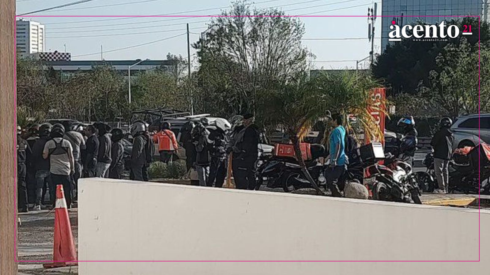 Se desata movilización policiaca en Torres Médicas de Puebla por un supuesto ladrón de motocicletas