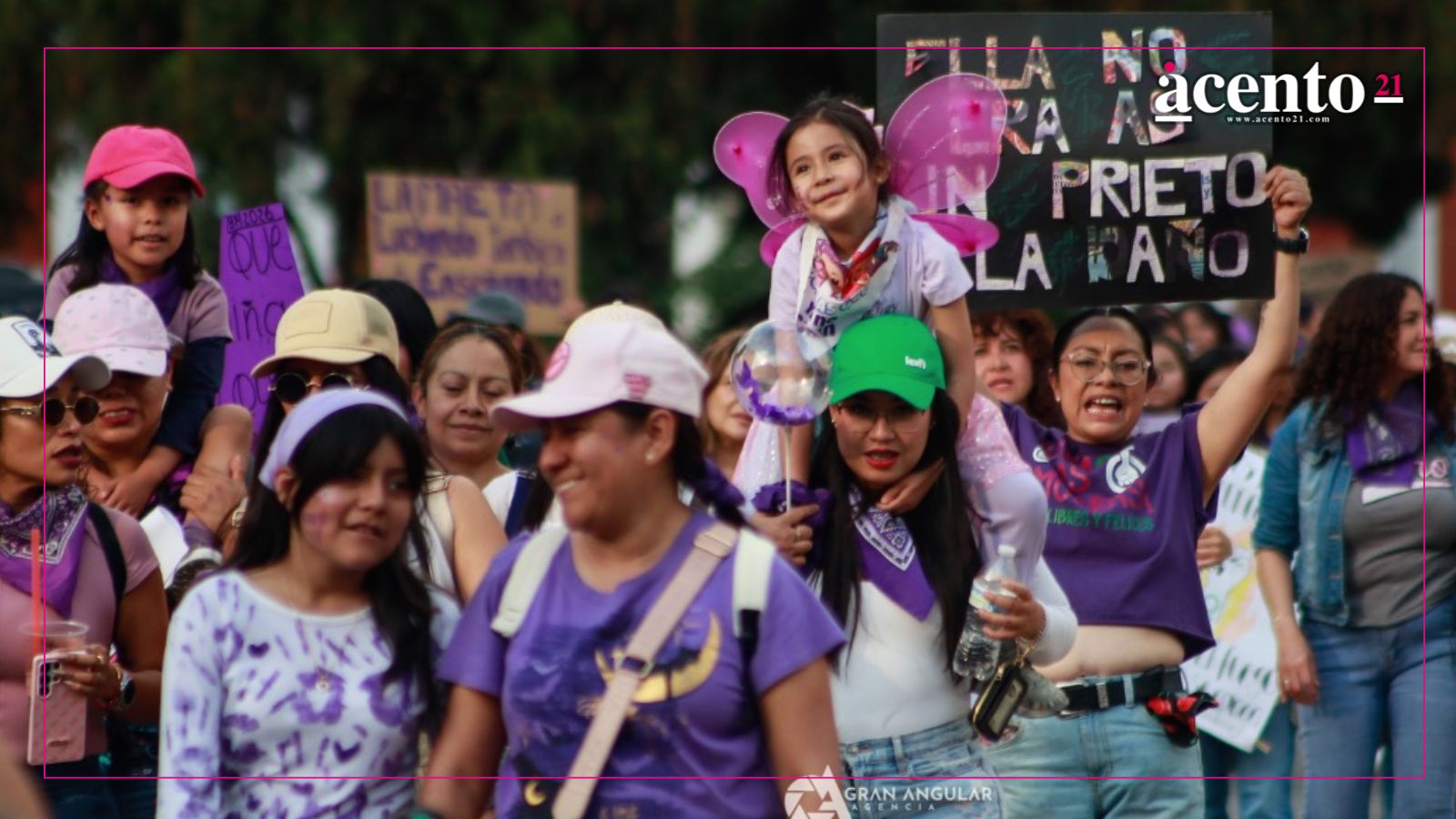 8M en Puebla: mujeres y niñas exigieron alto a la violencia machista y ...