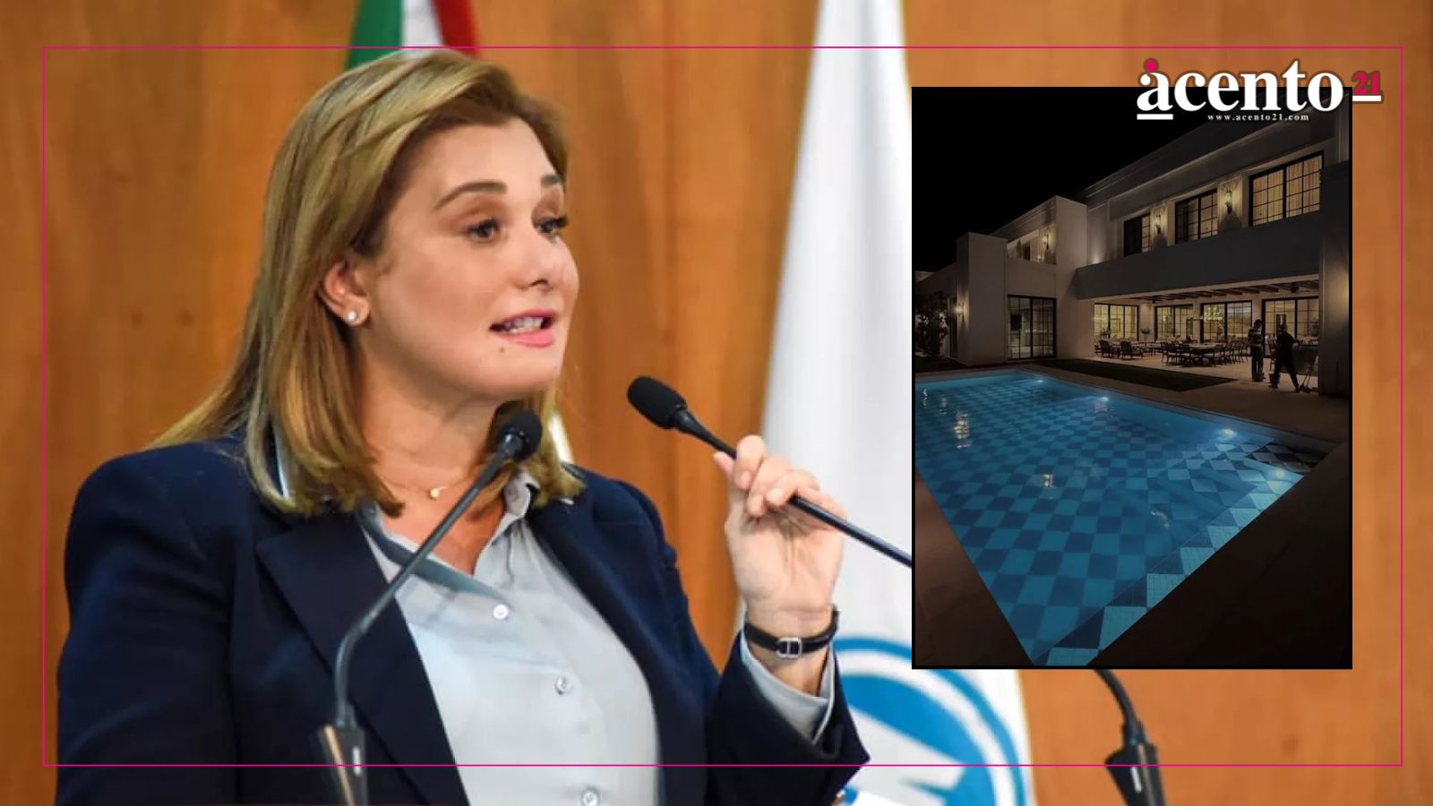 Revelan mansión de lujo de Maru Campos financiada con presunta red inmobiliaria de Duarte