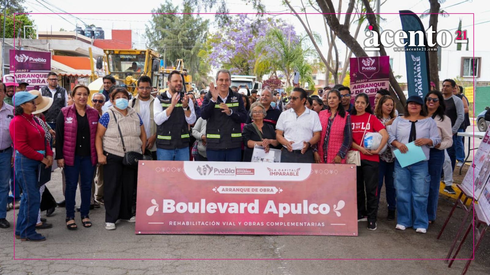 Arranca Pepe Chedraui trabajos de rehabilitación vial en Bulevar Apulco