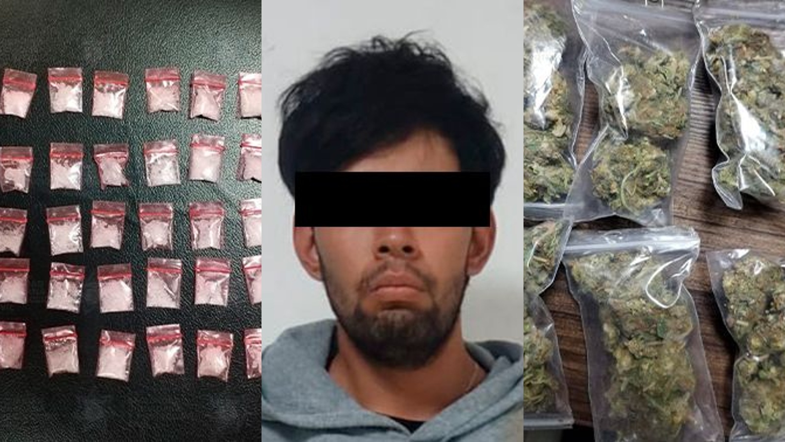 SSCyPC realiza detención y aseguramiento de narcóticos