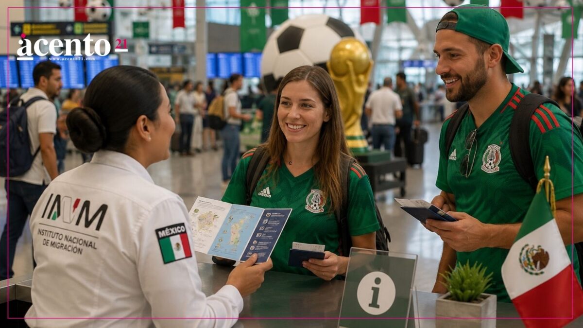 INM brinda apoyo a turistas extranjeros durante el Mundial 2026 en México