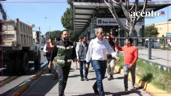 Arranca Pepe Chedraui rehabilitación vial del Bulevar Héroes del 5 de Mayo con el Tren Capitalino de Pavimentación