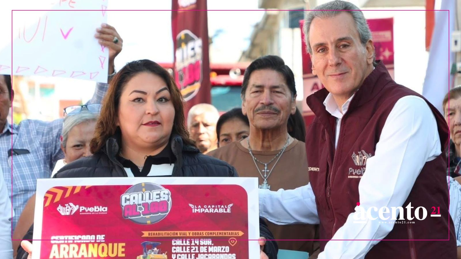 Encabeza Pepe Chedraui trabajos de rehabilitación vial en la Junta Auxiliar de San Jerónimo Caleras
