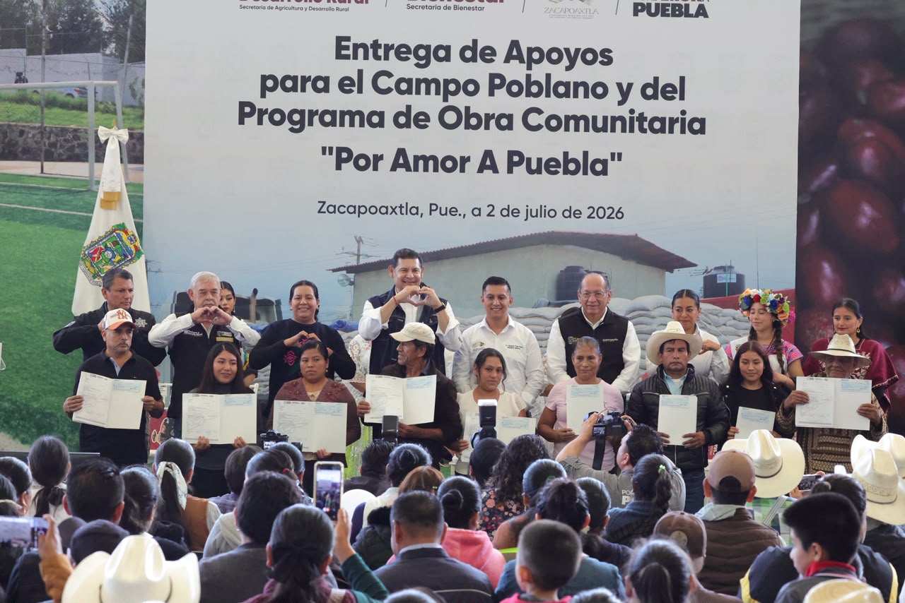 Apoyos al campo en Puebla se reanudarán hasta 2027 para evitar restricciones por la veda electoral
