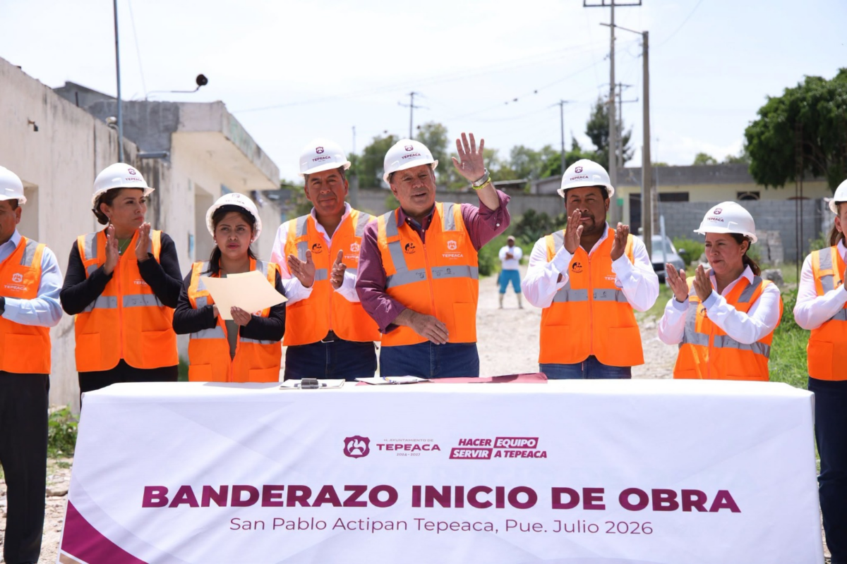 Ayuntamiento de Tepeaca inicia nuevas obras de infraestructura en comunidades