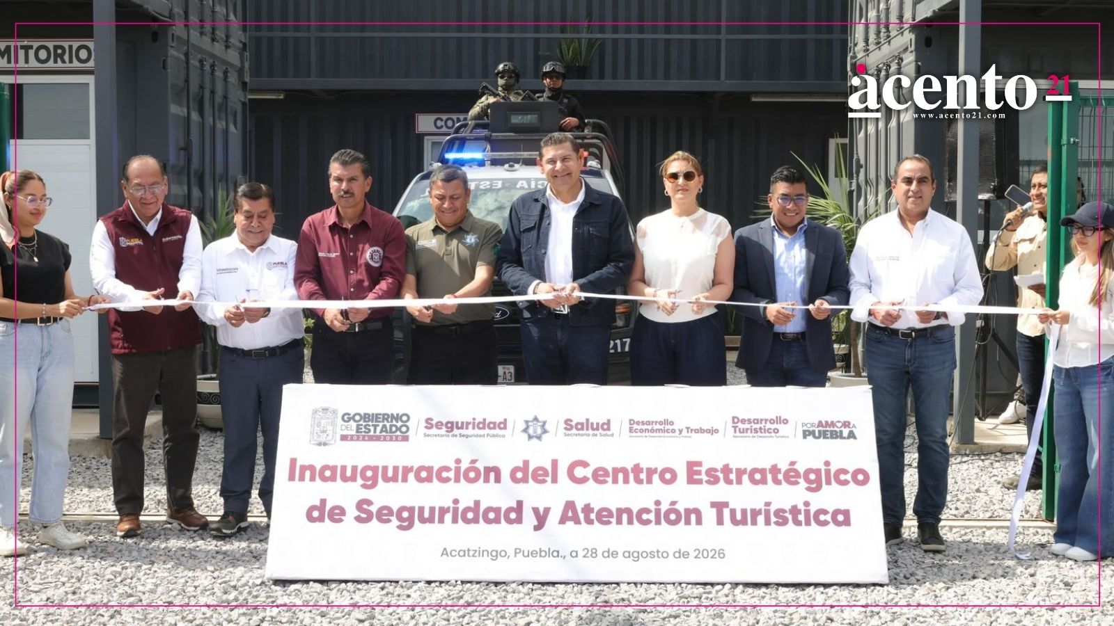 Alejandro Armenta fortalece la seguridad regional con infraestructura inteligente y coordinación institucional