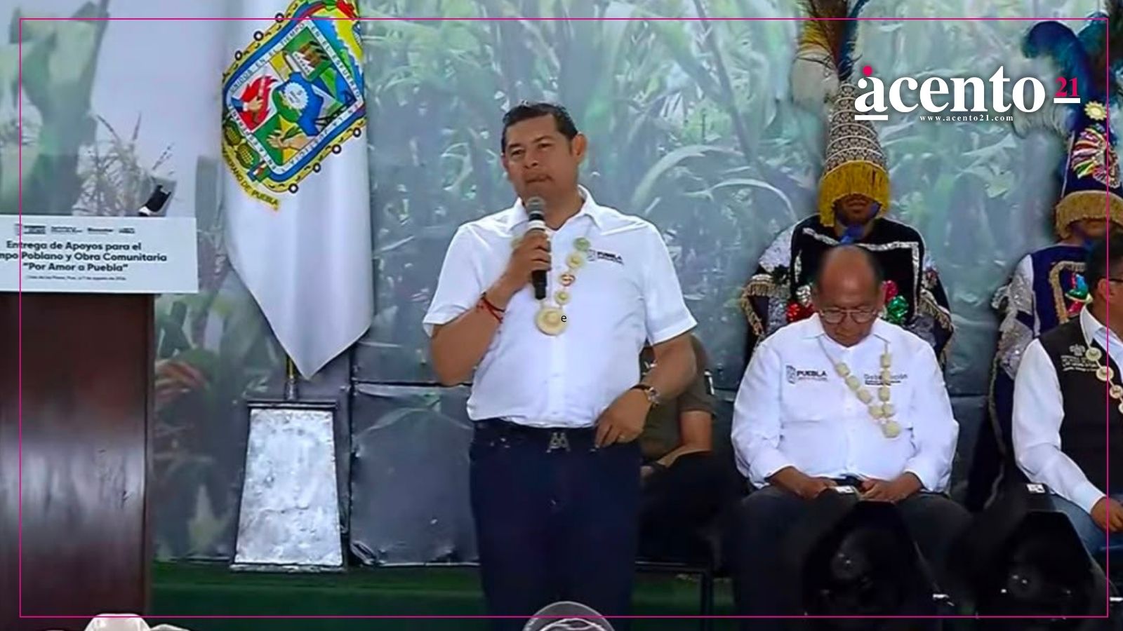 Alejandro Armenta reconoce error y ofrece disculpas por comparar baches en Puebla con conflicto en Palestina