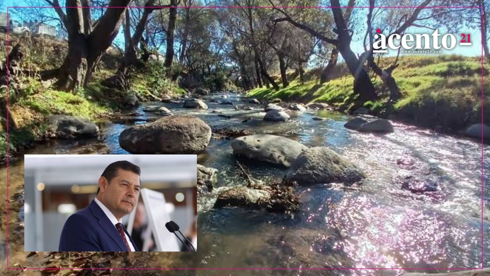 Armenta pide reforzar coordinación con Edomex para frenar contaminación del río Atoyac