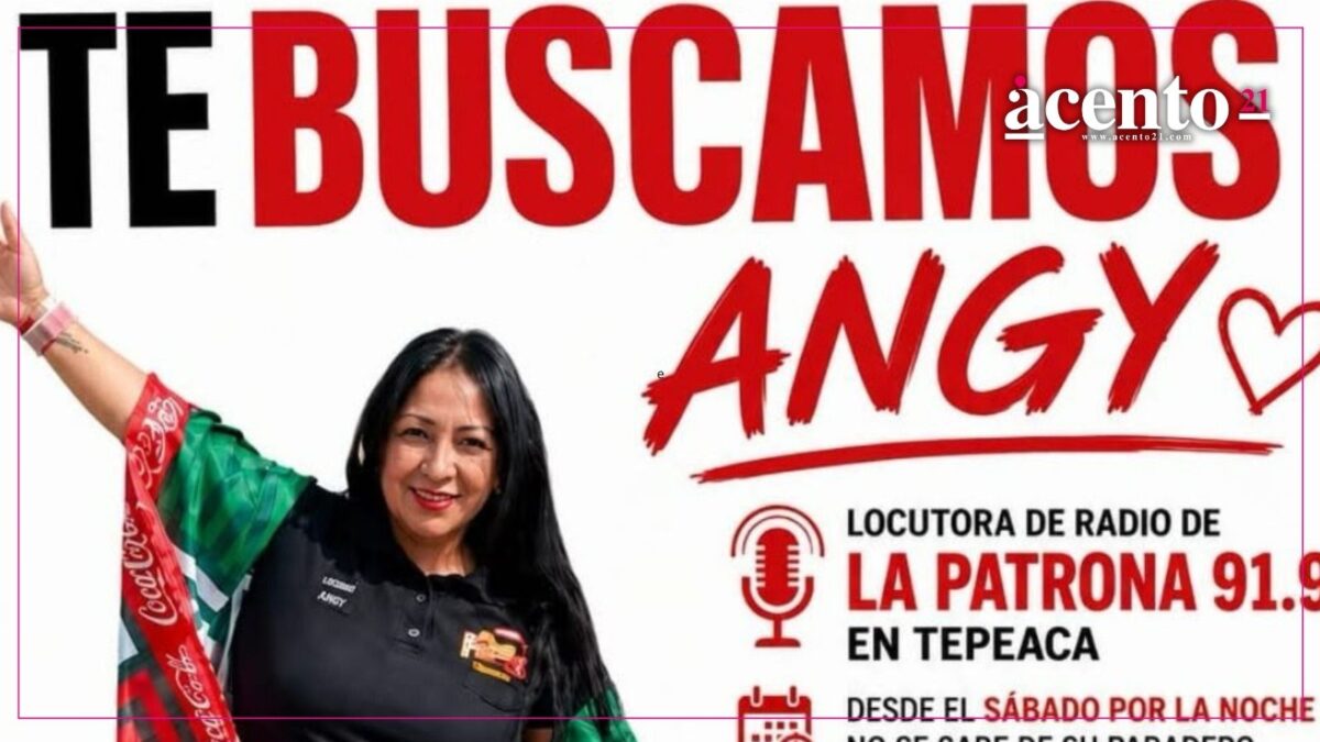 Reportan como desaparecida a Angy, locutora de Tepeaca