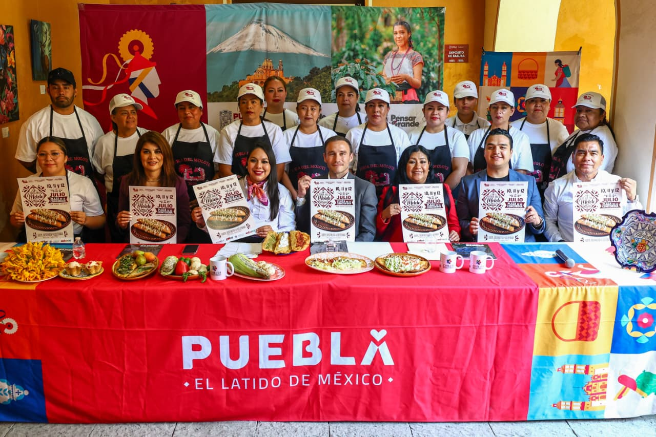 Tonantzin Fernández presenta la 14ª Feria del Molote en San Pedro Cholula