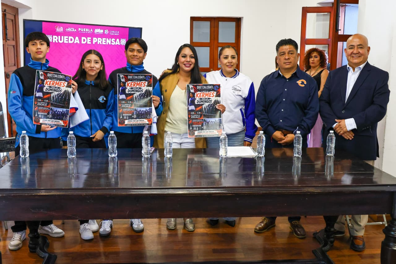 Tonantzin Fernández apoyó a la Marching Band Quetzalcóatl para su gira por Europa