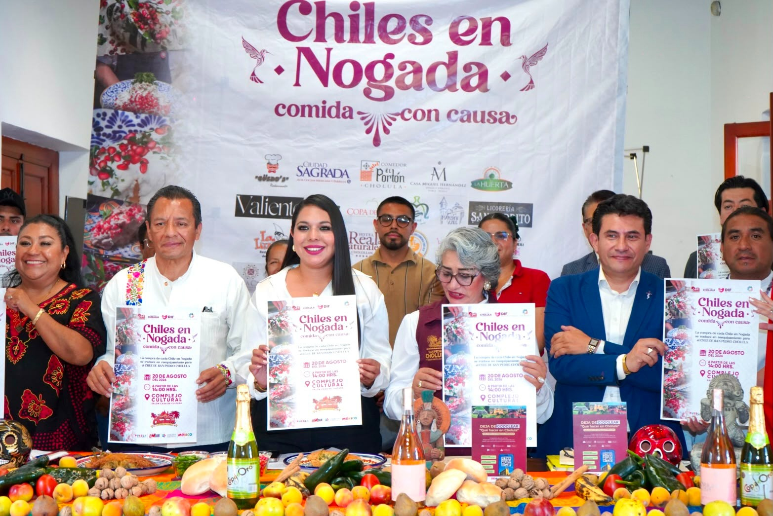 Impulsa Tonantzin Fernández comida con causa en San Pedro Cholula