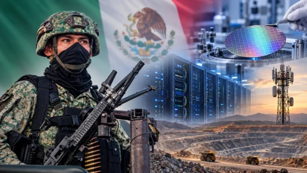 Militar mexicano frente a semiconductores, centros de datos, telecomunicaciones y minería como sectores estratégicos
