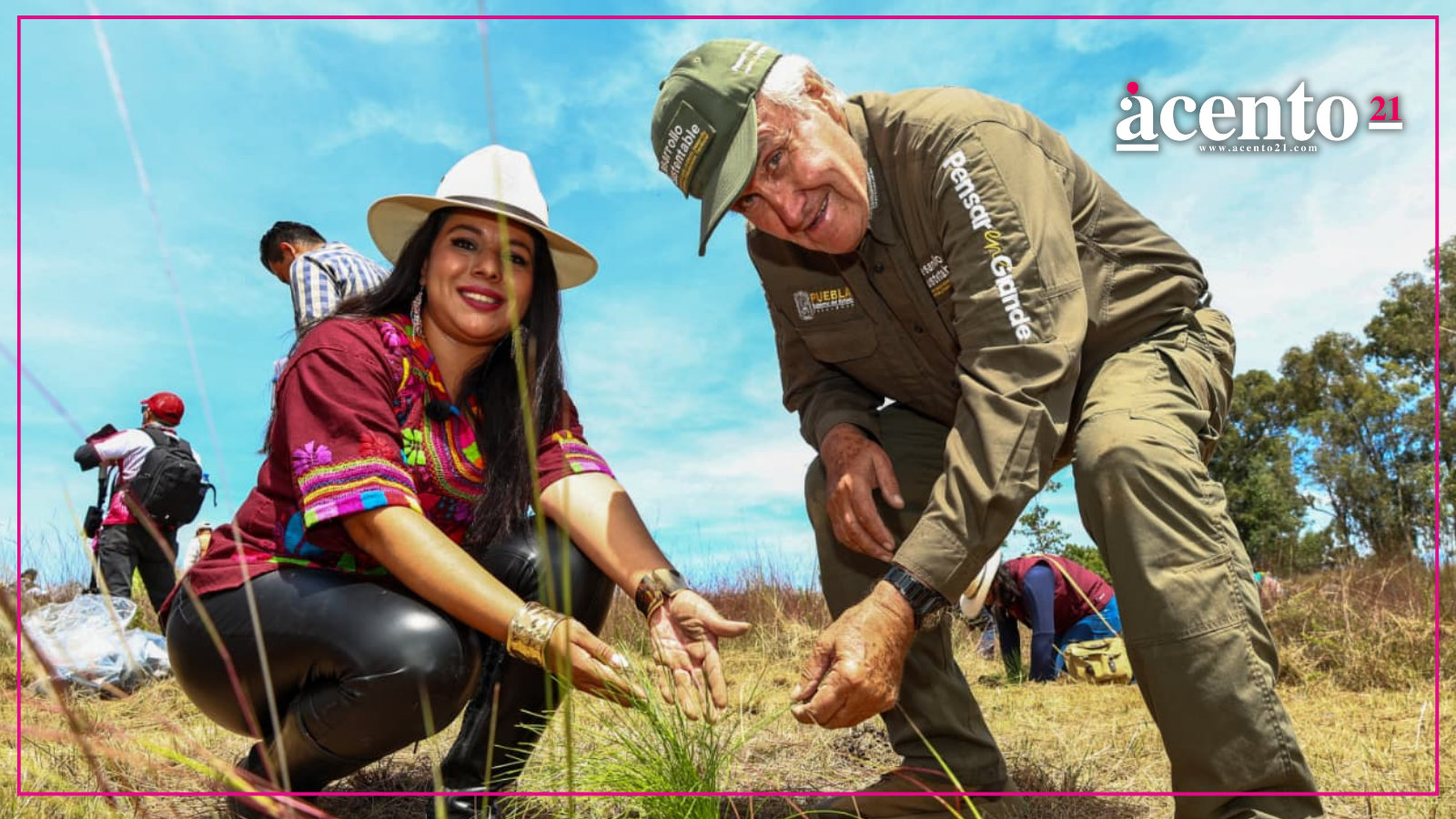 Tonantzin Fernández encabeza jornada de reforestación en el Cerro Zapotecas