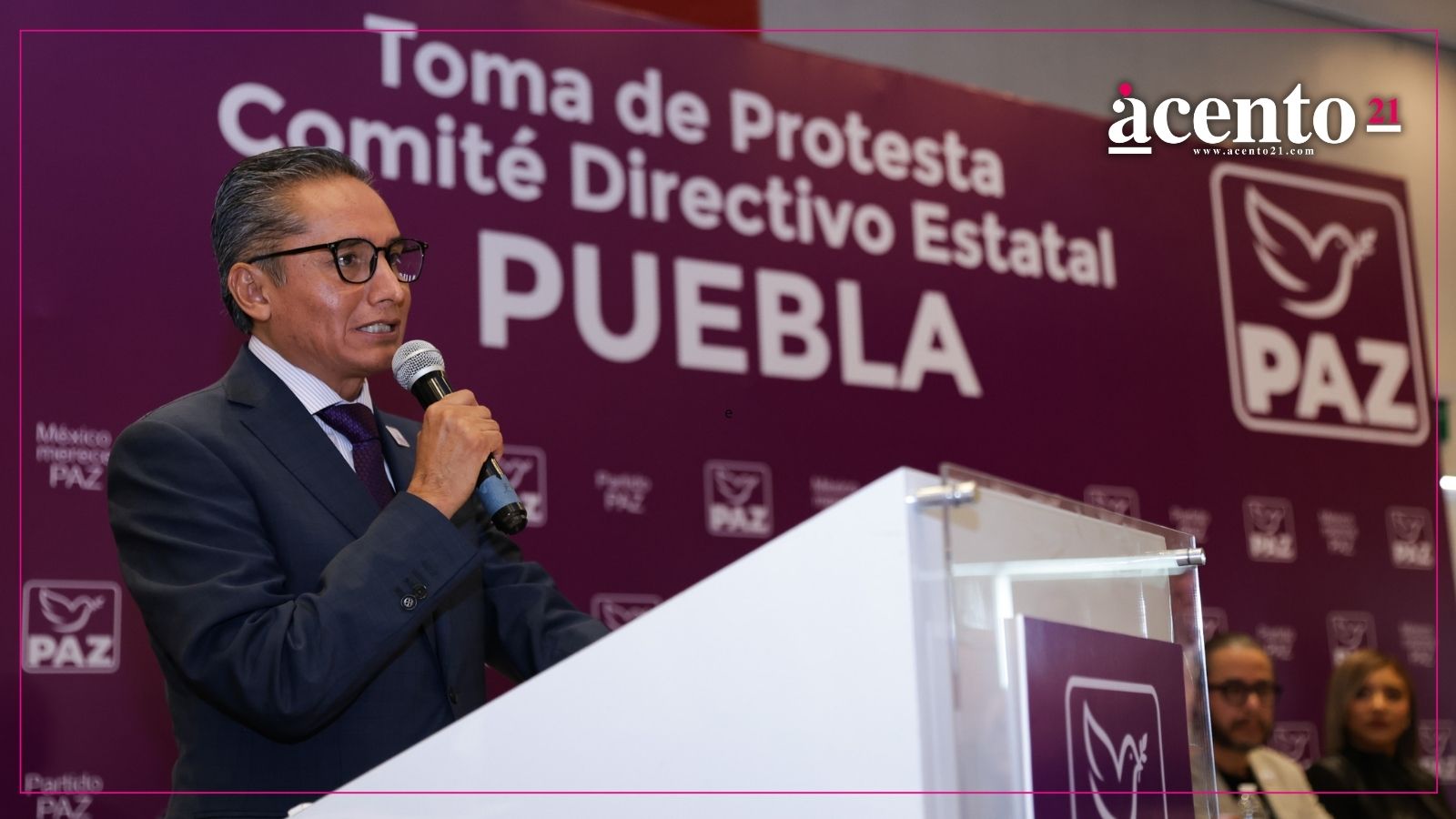 José Momox asume dirigencia de PAZ en Puebla; promete no encubrir a militantes que violen la ley