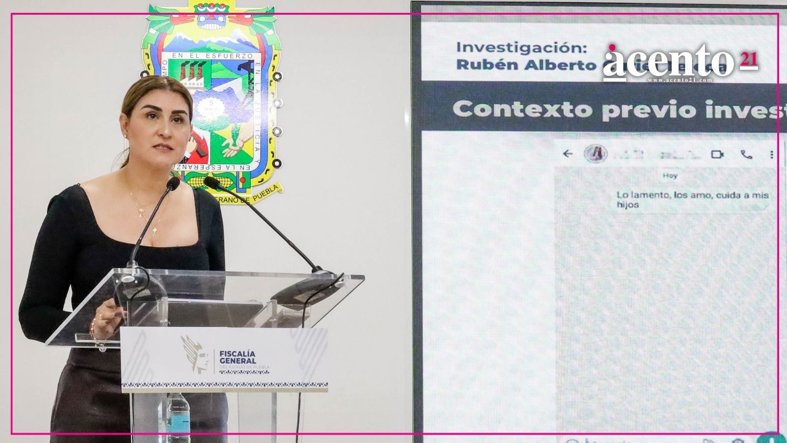 FGE informa avances en investigación por muerte de Rubén Curiel en el CIS Angelópolis