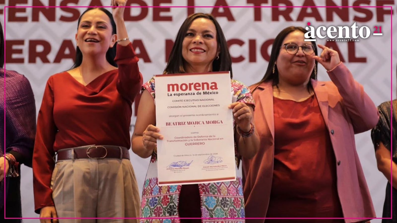 Morena cierra filas en Guerrero y designa como coordinadora estatal, a Beatriz Mojica Morga
