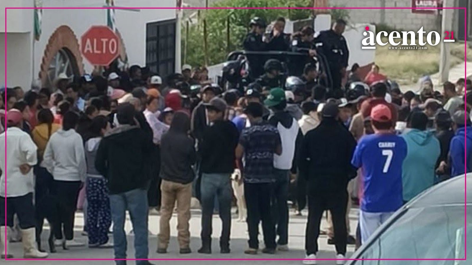 Ocurre intento de linchamiento al sur de la capital poblana; policías rescatan a 4 sujetos