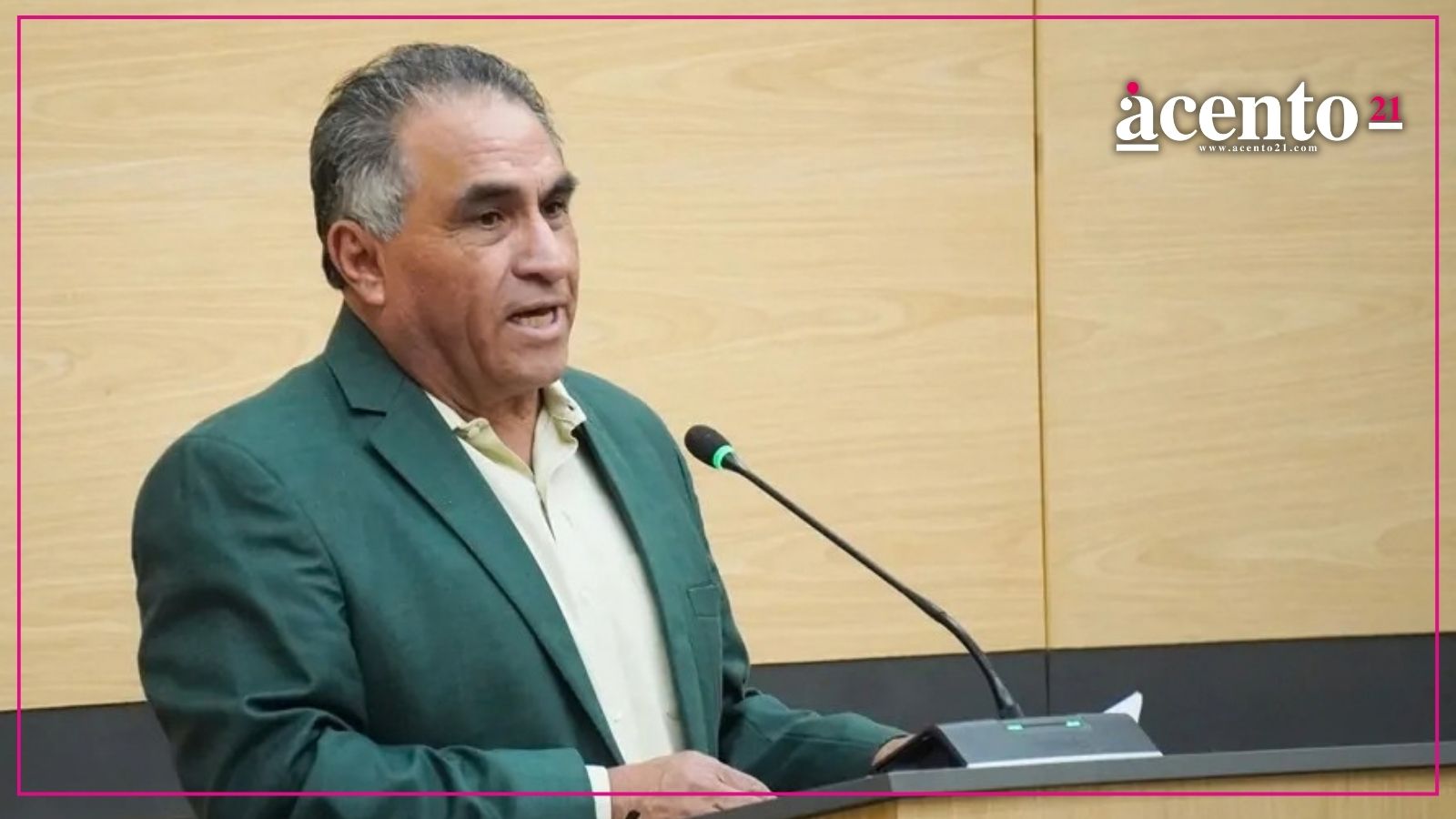 Acusa Elpidio Díaz que protestas contra la Ley Casco son impulsadas por foráneos y opositores